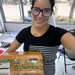 MZ Akemi from Peru received our package of Spare parts of Inkjet Printers on 15 Mar 2025