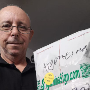 Mr.Carlos Alvarez from Argentina received package of spares of inkjet printers on 19 Mar 2025